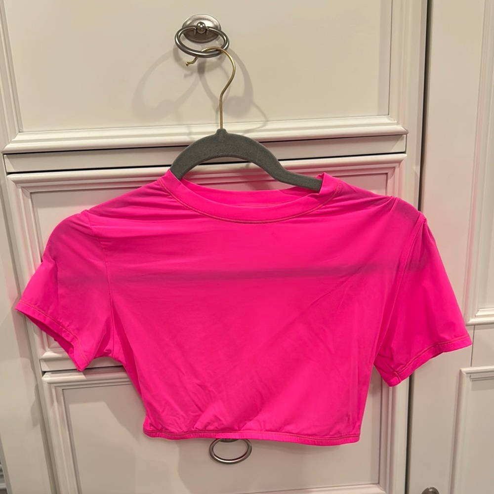Skims Pink Women's Crop Top